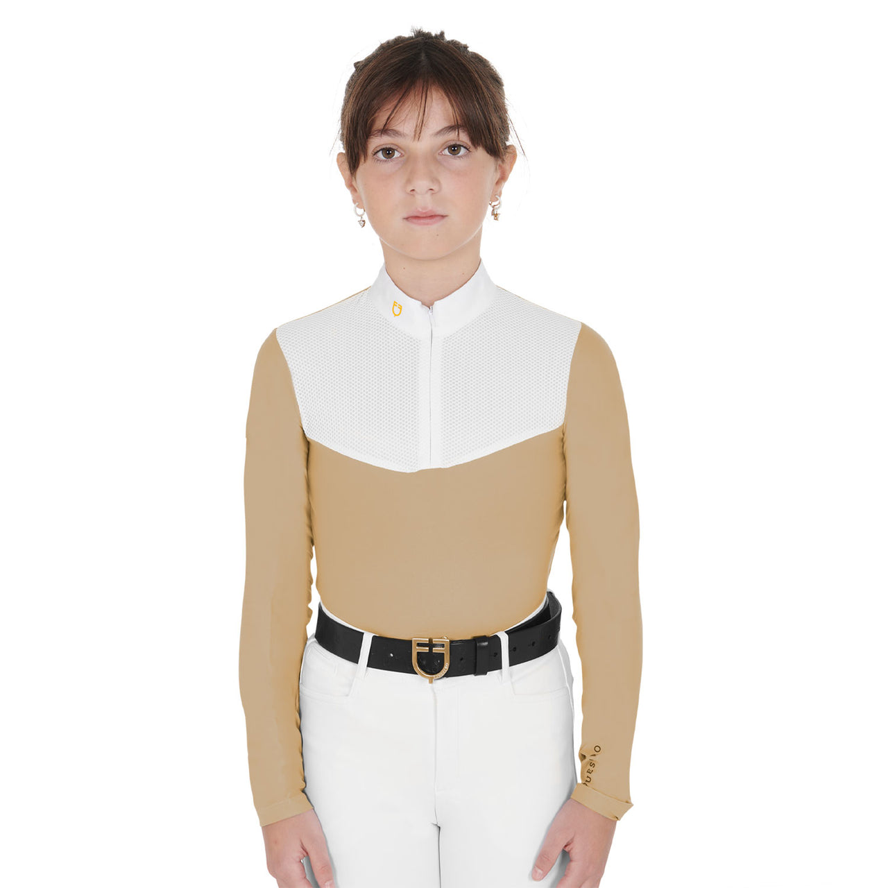 Polo bambina a manica lunga | Abbigliamento | Polo da Competizione | Equestro