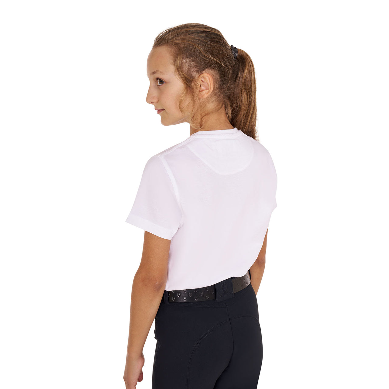 T-shirt da bambina in cotone Ready To Jump | Abbigliamento | T-Shirt | Equestro