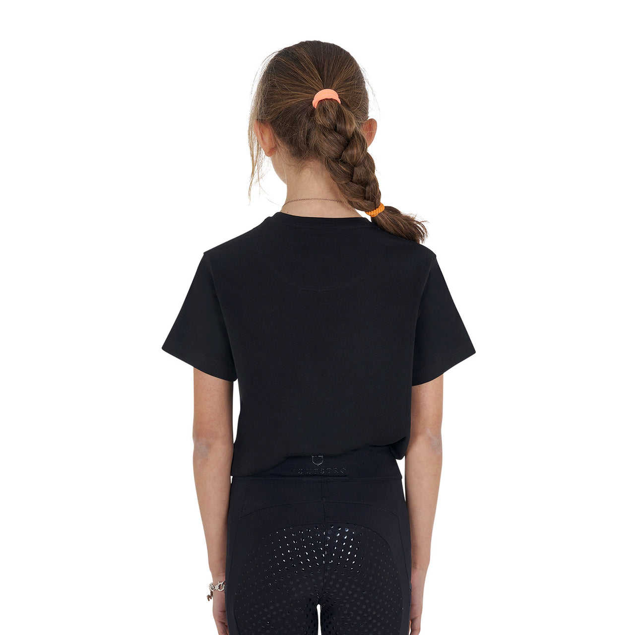 T-shirt bambina Ready To The Party in cotone con strass | Abbigliamento | T-Shirt | Equestro