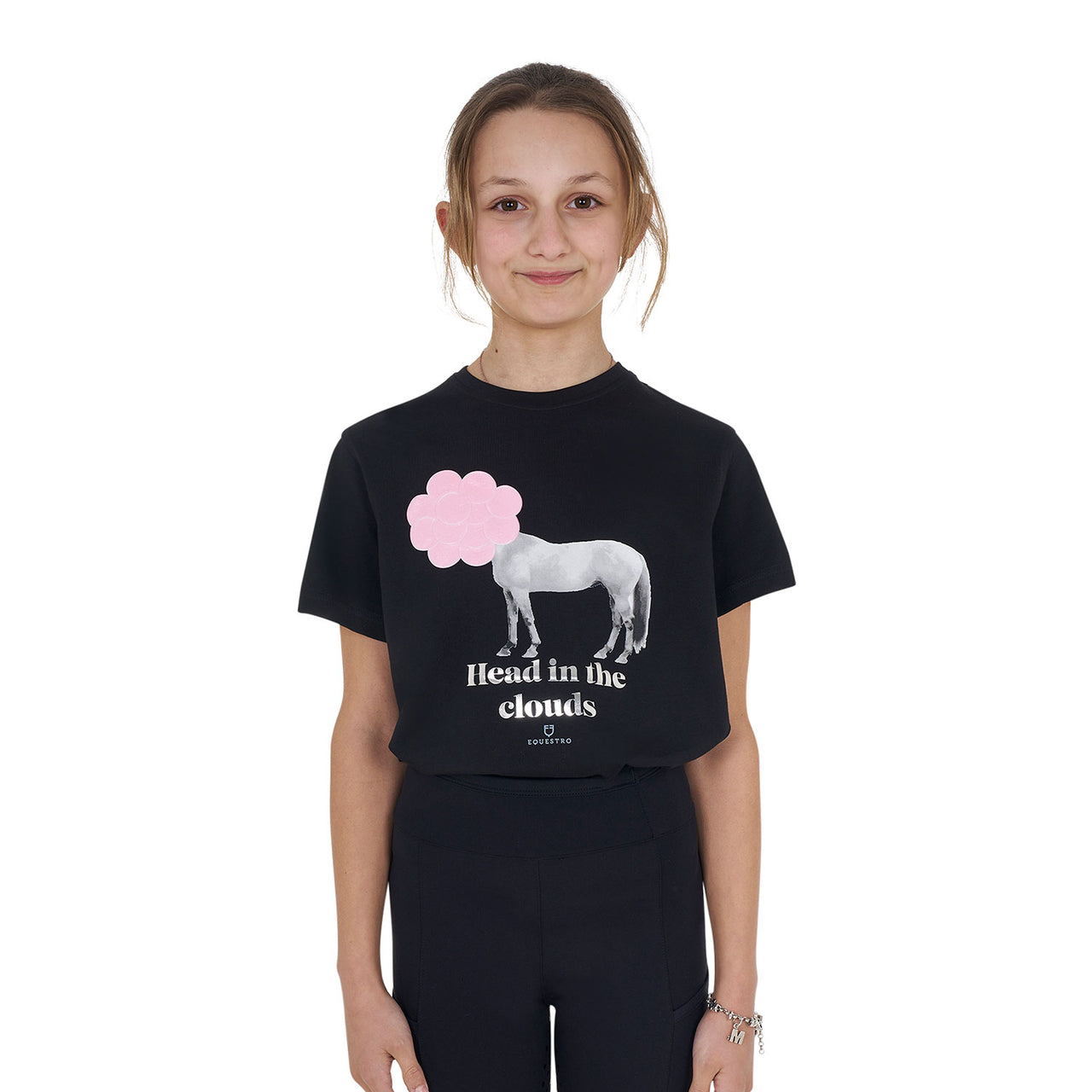 T-shirt bambina Head In The Clouds in cotone | Abbigliamento | T-Shirt | Equestro