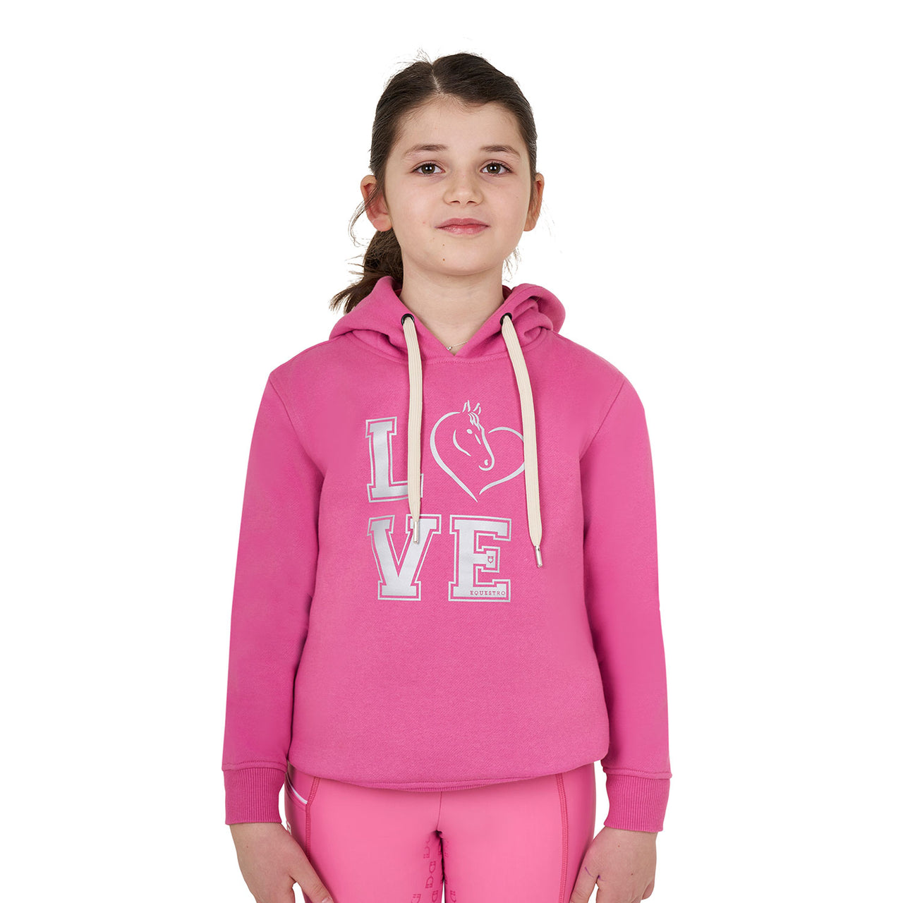 Felpa bambina Winter Love con cappuccio | Abbigliamento | Felpe | Equestro