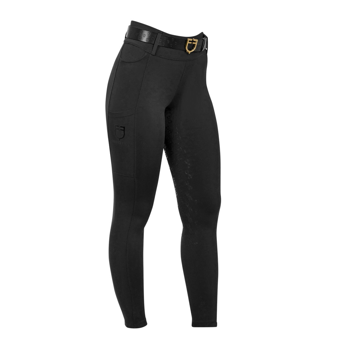 Leggings bambina a vita alta full grip con passanti | Abbigliamento | Pantaloni da Equitazione | Equestro