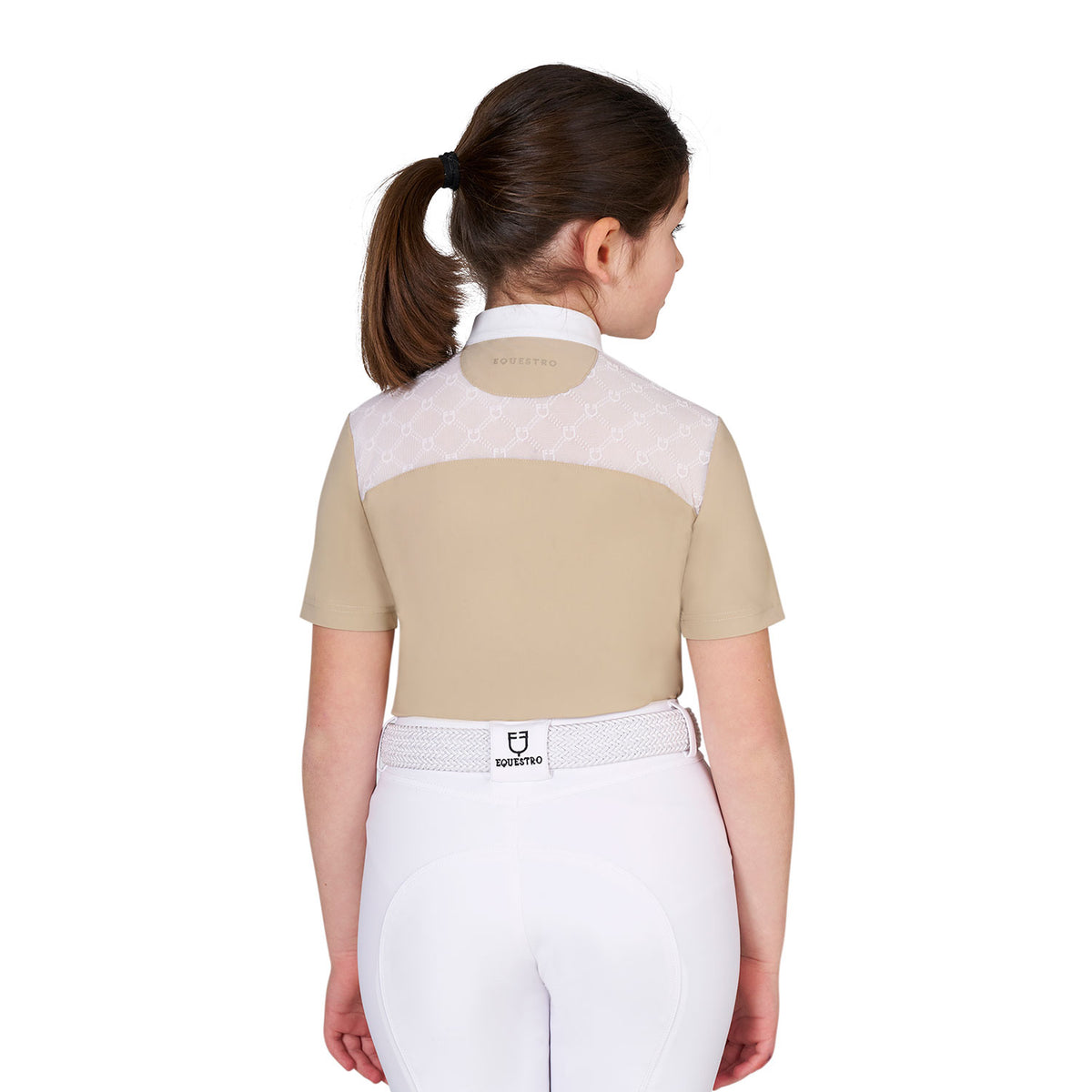 Polo da concorso bambina con tulle | Abbigliamento | Polo da Competizione | Equestro