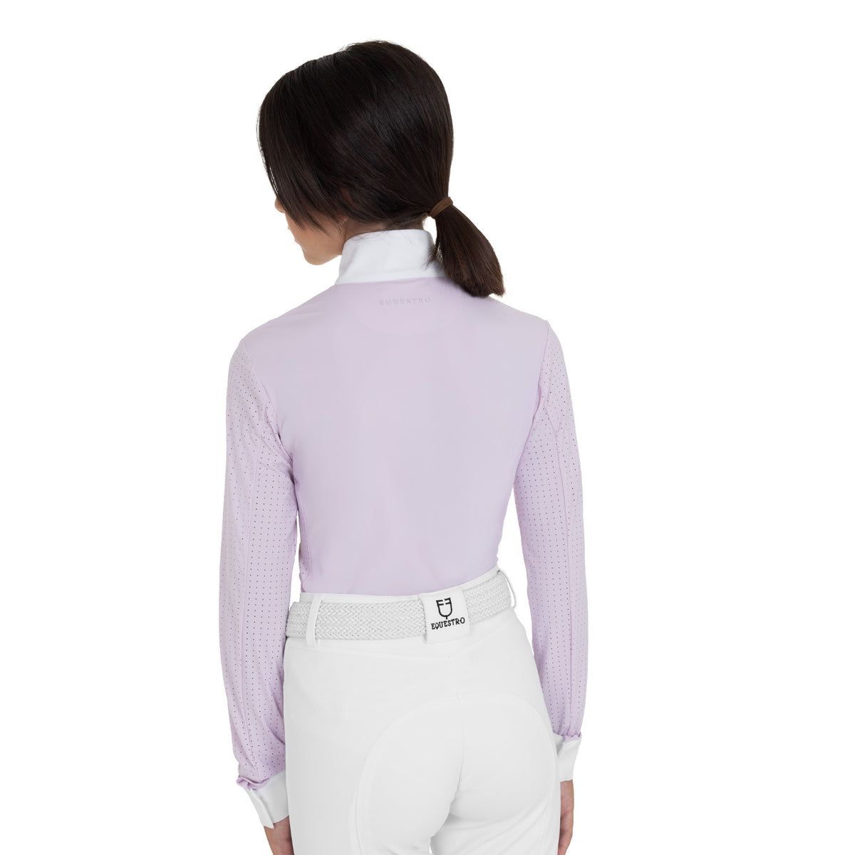 Polo da concorso bambina con traforatura | Abbigliamento | Polo da Competizione | Equestro