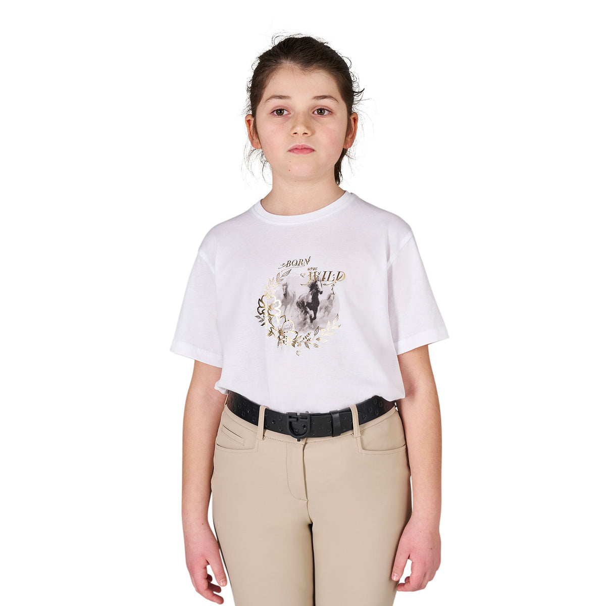 T-shirt bambina Born To Be Wild in cotone | Abbigliamento | T-Shirt | Equestro