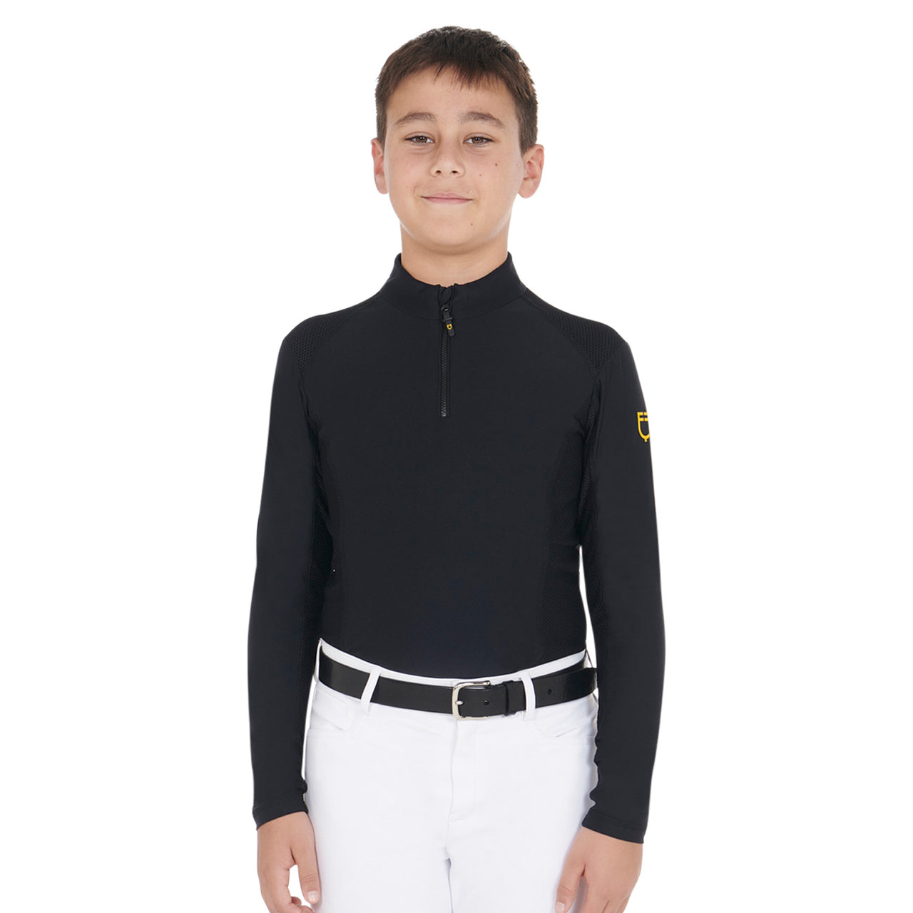 Base layer bambino da allenamento in tessuto tecnico | Abbigliamento | Polo da Allenamento | Equestro