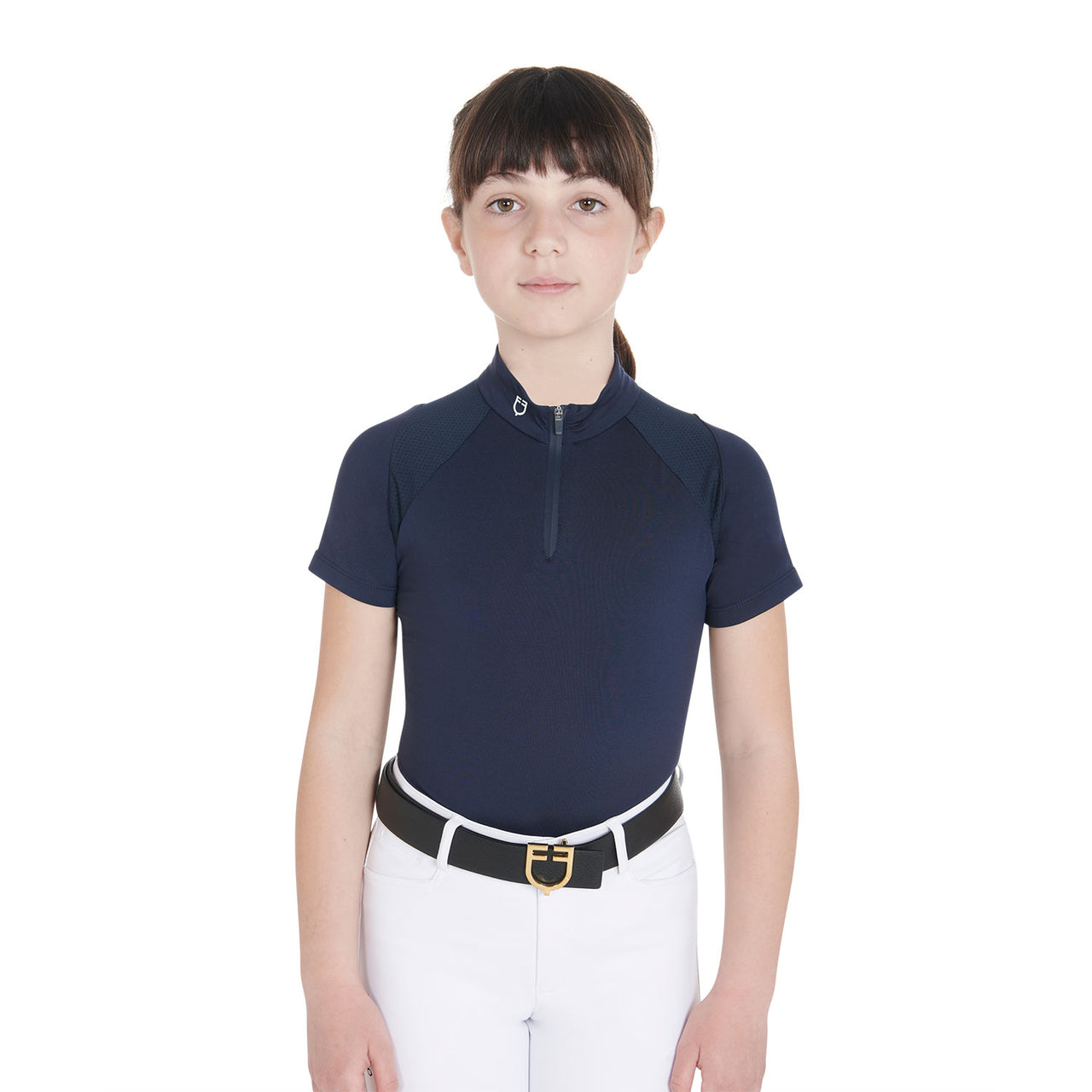 Polo bambini da allenamento slim fit in tessuto tecnico | Abbigliamento | Polo da Allenamento | Equestro