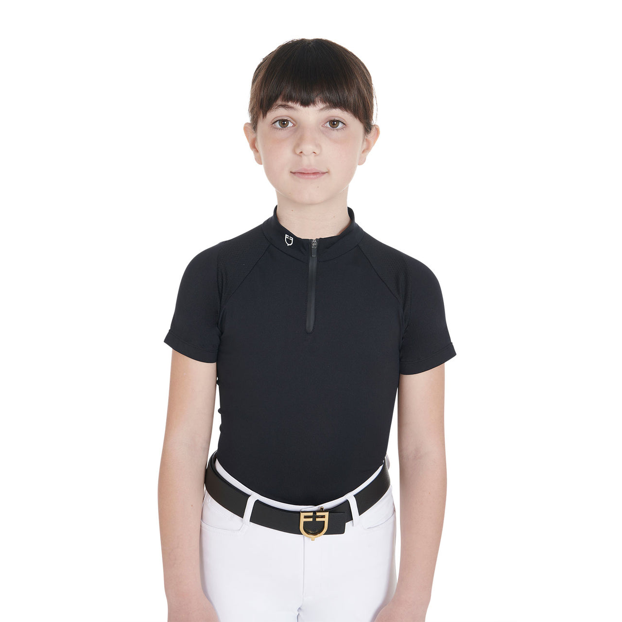 Polo bambini da allenamento slim fit in tessuto tecnico | Abbigliamento | Polo da Allenamento | Equestro