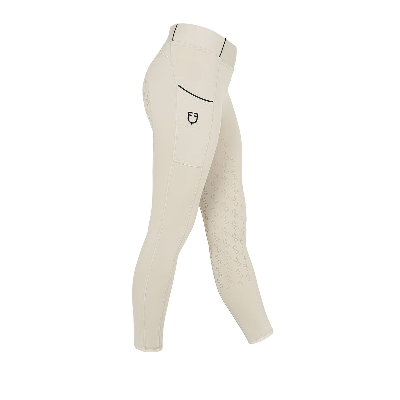 Leggins bambina slim fit grip con logo | Abbigliamento | Pantaloni da Equitazione | Equestro