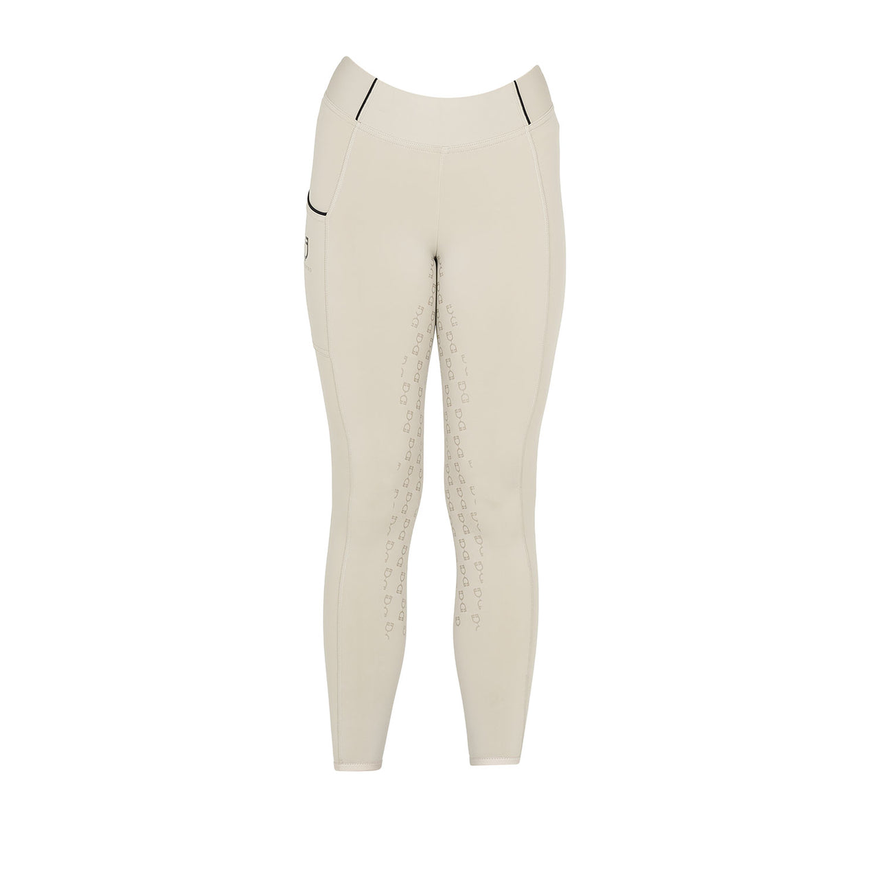 Leggins bambina slim fit grip con logo | Abbigliamento | Pantaloni da Equitazione | Equestro