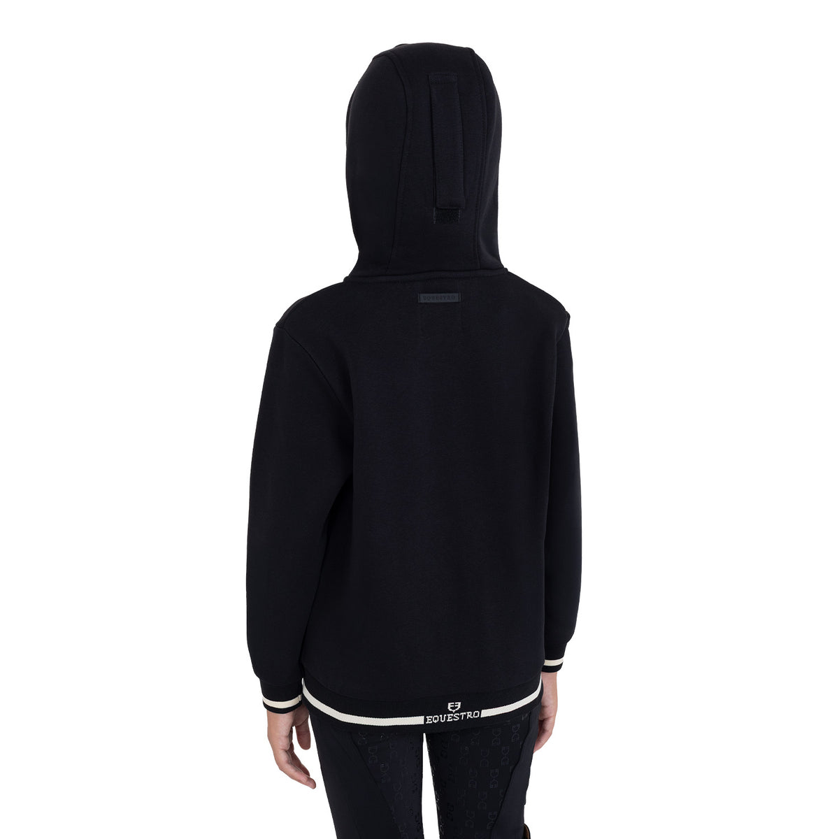 Felpa unisex bambini con cappuccio e zip frontale | Abbigliamento | Felpe | Equestro