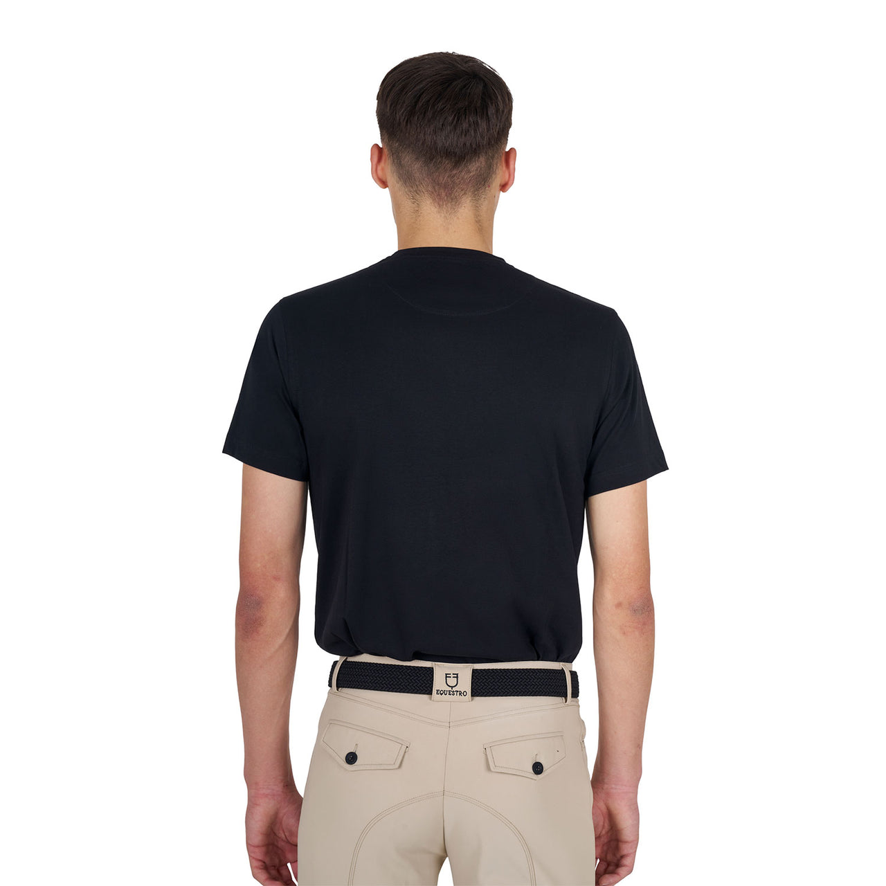 T-shirt basic uomo con scritta sul petto | Abbigliamento | T-Shirt | Equestro