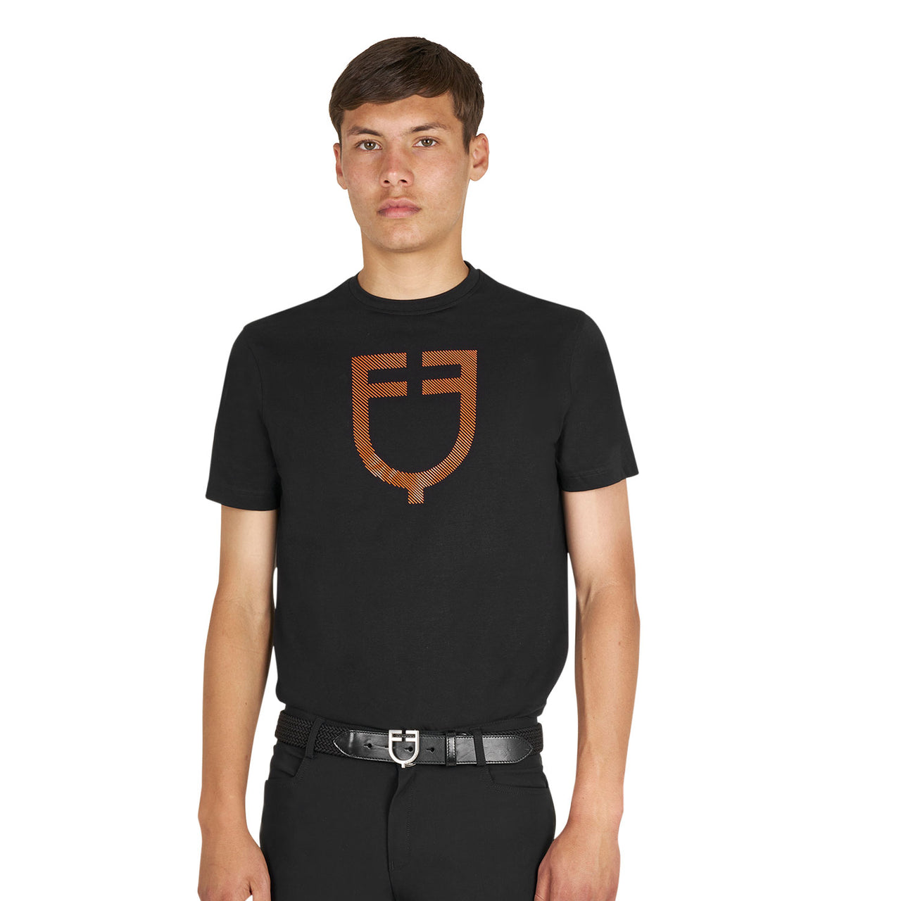 T-shirt basic uomo con logo glossy
 | Abbigliamento | T-Shirt | Equestro