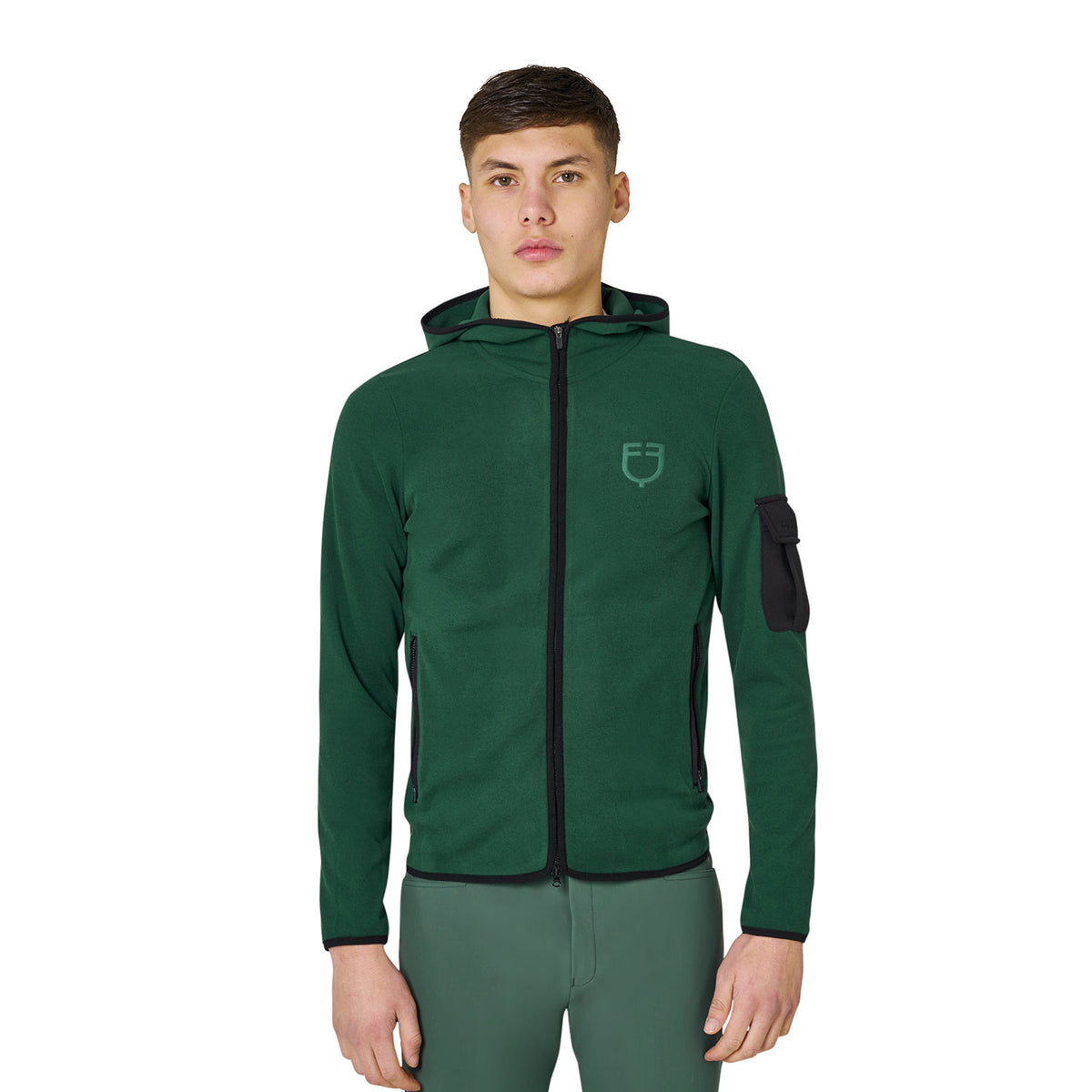 Felpa uomo in pile con zip | Abbigliamento | Felpe | Equestro