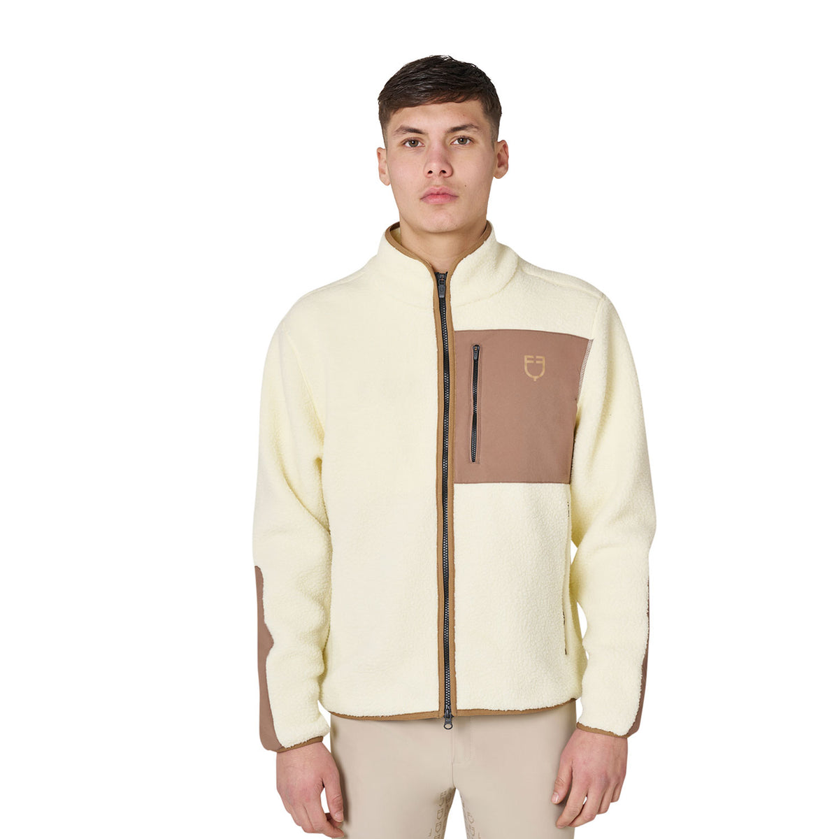 Felpa uomo in pile teddy con tasca frontale | Abbigliamento | Abbigliamento Tecnico | Equestro