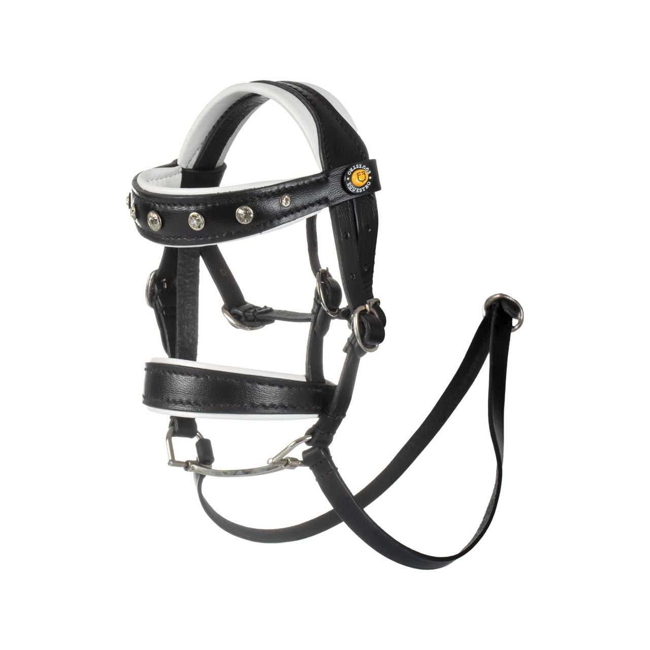 Briglia per Toy horse cuoio e strass |  |  | Equestro