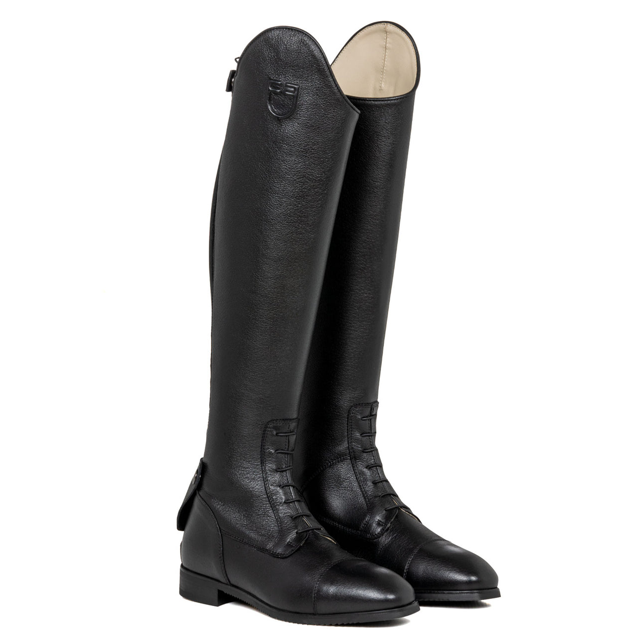 Stivali unisex in pelle di vitello con laccetti frontali | Calzature | Stivali | Equestro