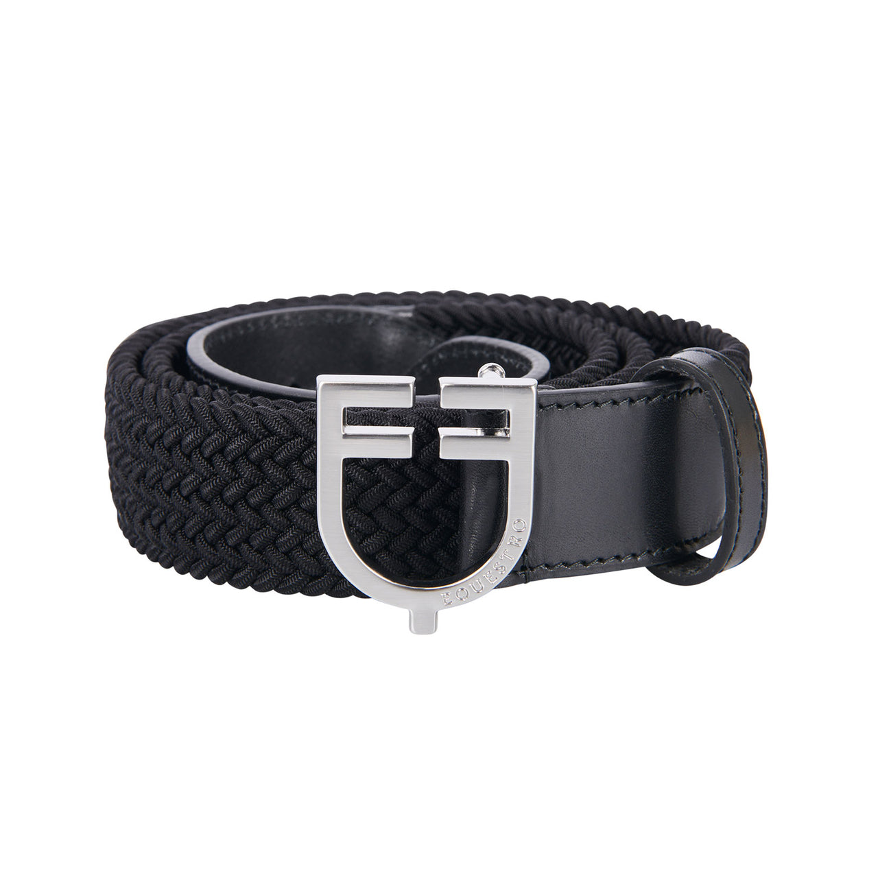 Cintura in cuoio con elastico e logo a fibbia | Accessori | Accessori | Equestro