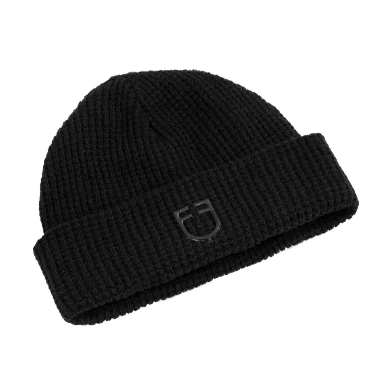 Cuffia unisex lana a costine con logo | Accessori | Accessori | Equestro