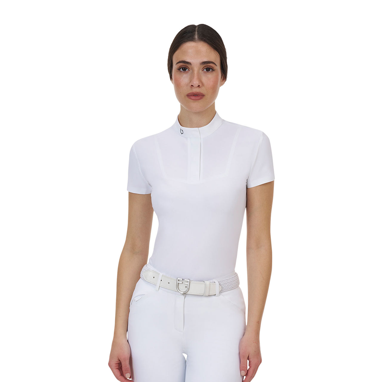 Polo concorso donna Equestro Ridertechnology manica corta | Abbigliamento | Polo da Competizione | Equestro