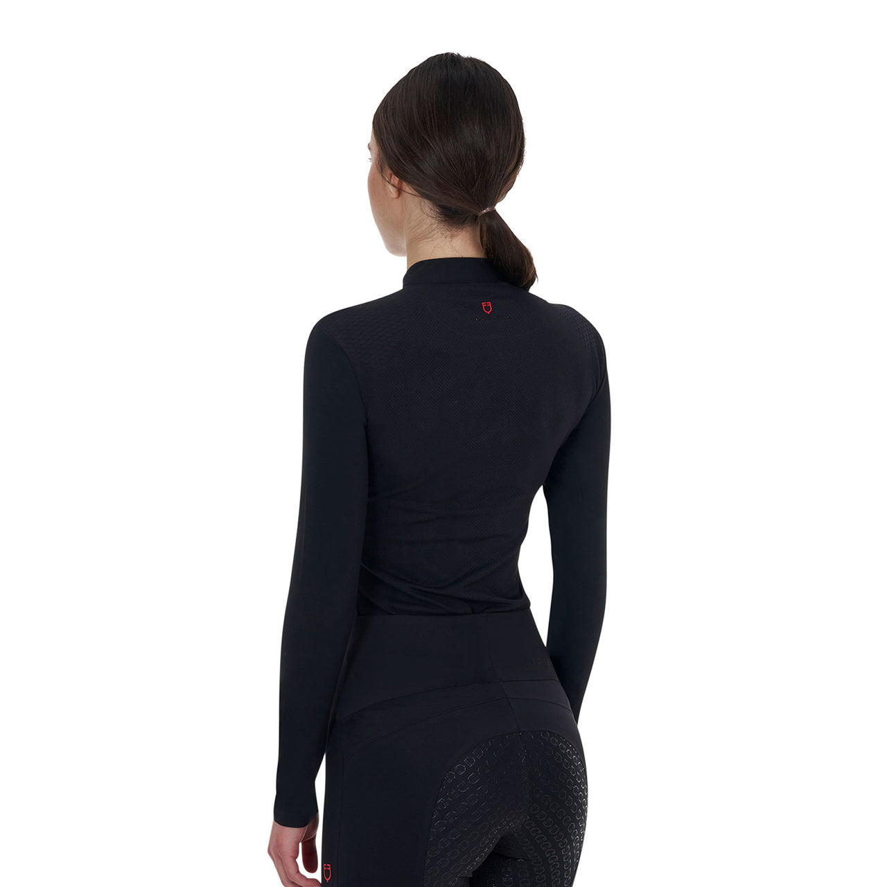 Polo training donna Equestro Ridertechnology manica lunga e zip | Abbigliamento | Polo da Allenamento | Equestro