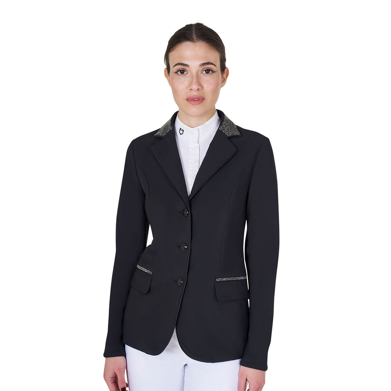 Giacca donna da concorso con strass | Abbigliamento | Abbigliamento da Competizione | Equestro