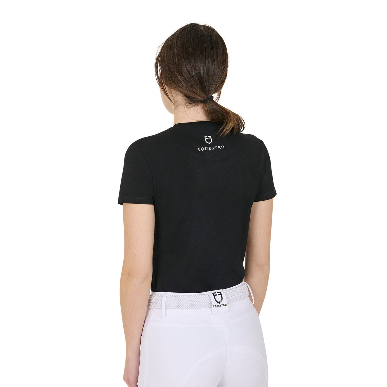 T-shirt donna Lamina Monogram in cotone | Abbigliamento | T-Shirt | Equestro