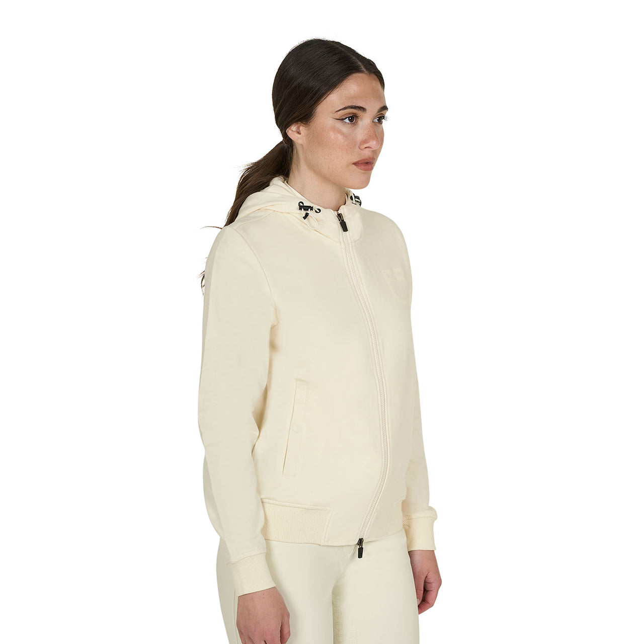 Felpa donna con cappuccio regolabile e zip  | Abbigliamento | Felpe | Equestro