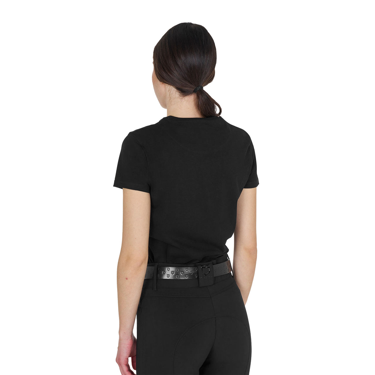 T-shirt donna in cotone logo laminato | Abbigliamento | T-Shirt | Equestro