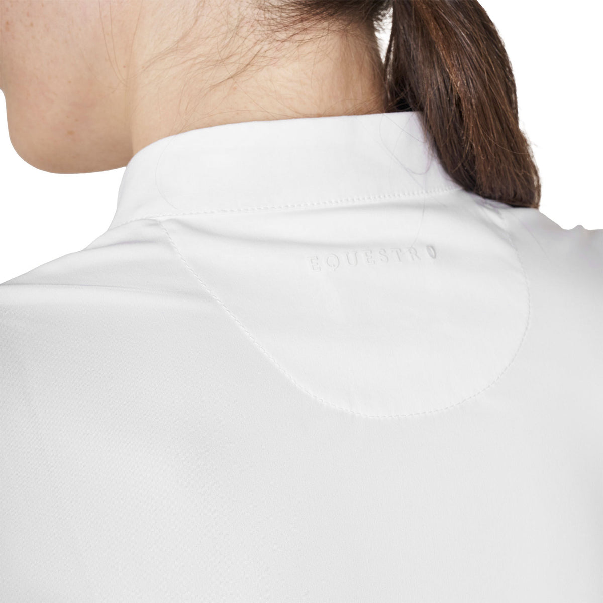 Polo da concorso da donna a camicia con strass | Abbigliamento | Polo da Competizione | Equestro