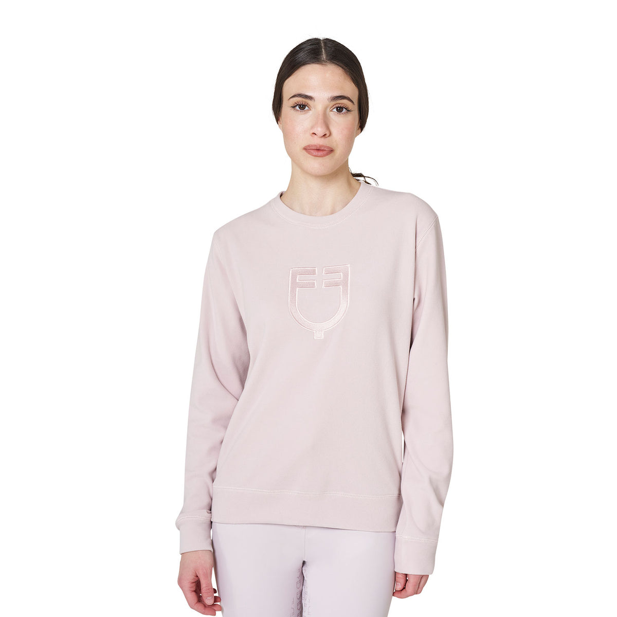 Felpa donna girocollo in pile | Abbigliamento | Felpe | Equestro