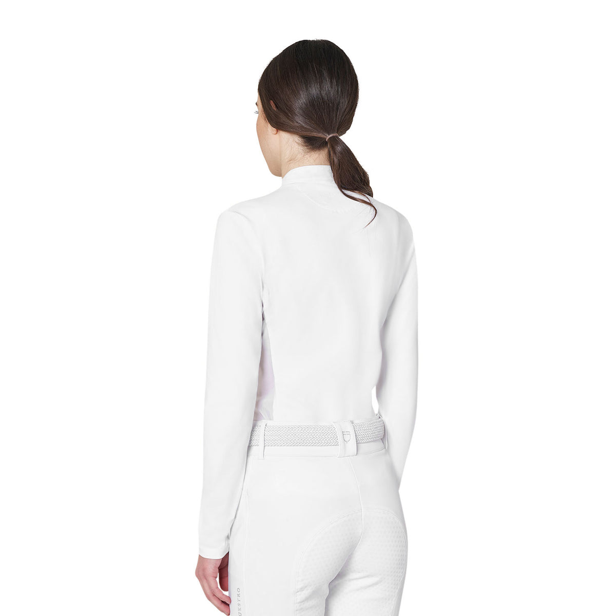 Polo concorso donna basic con inserti in mesh | Abbigliamento | Polo da Competizione | Equestro