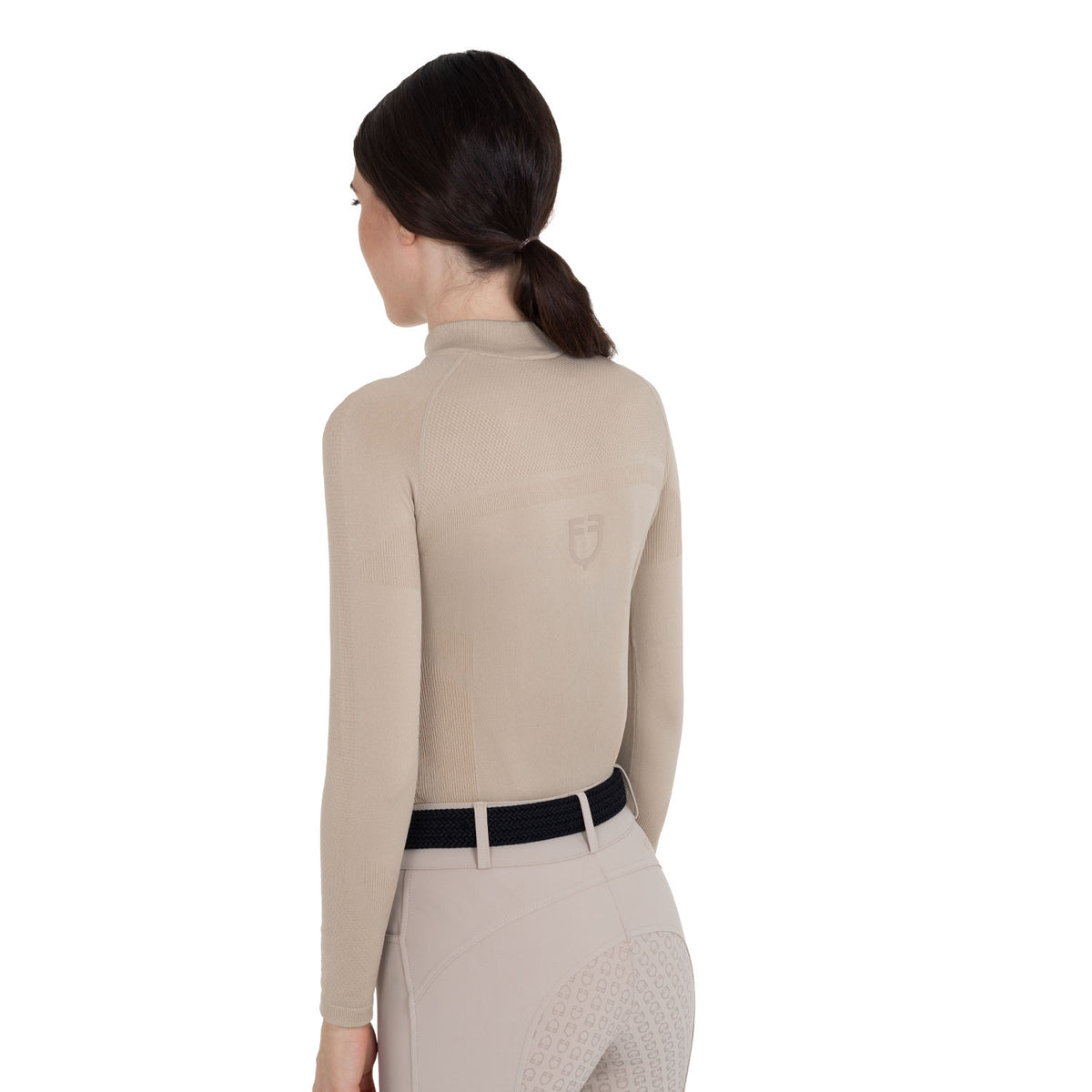 Polo allenamento donna in maglia tecnica con zip | Abbigliamento | Polo da Allenamento | Equestro