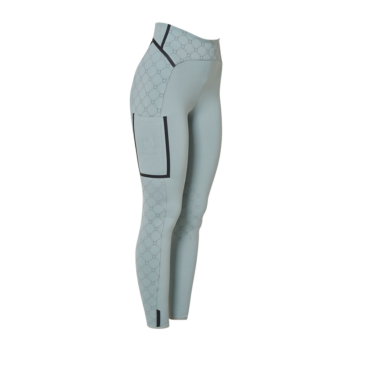 Leggings donna vita alta in tessuto tecnico monogram | Abbigliamento | Pantaloni da Equitazione | Equestro