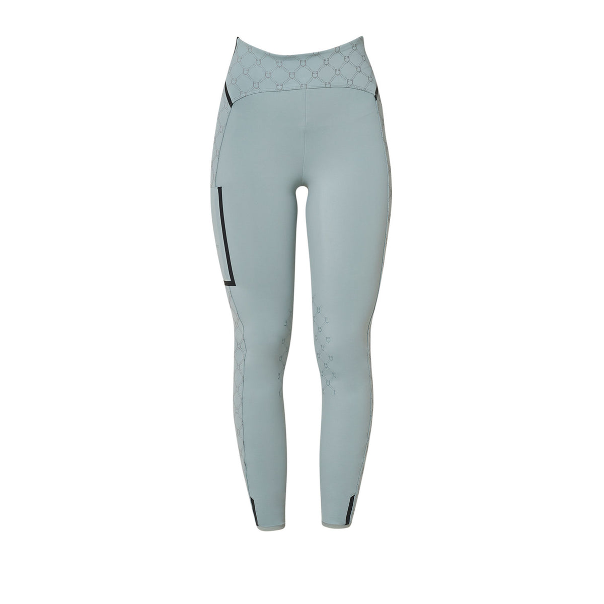Leggings donna vita alta in tessuto tecnico monogram | Abbigliamento | Pantaloni da Equitazione | Equestro