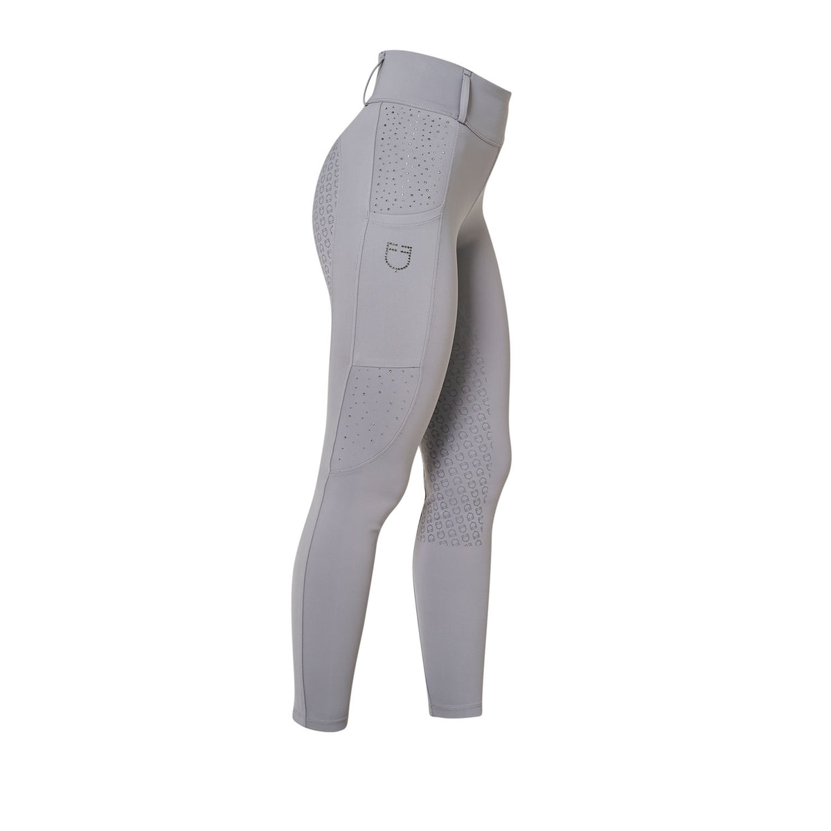 Leggings donna vita alta con passanti e strass | Abbigliamento | Pantaloni da Equitazione | Equestro