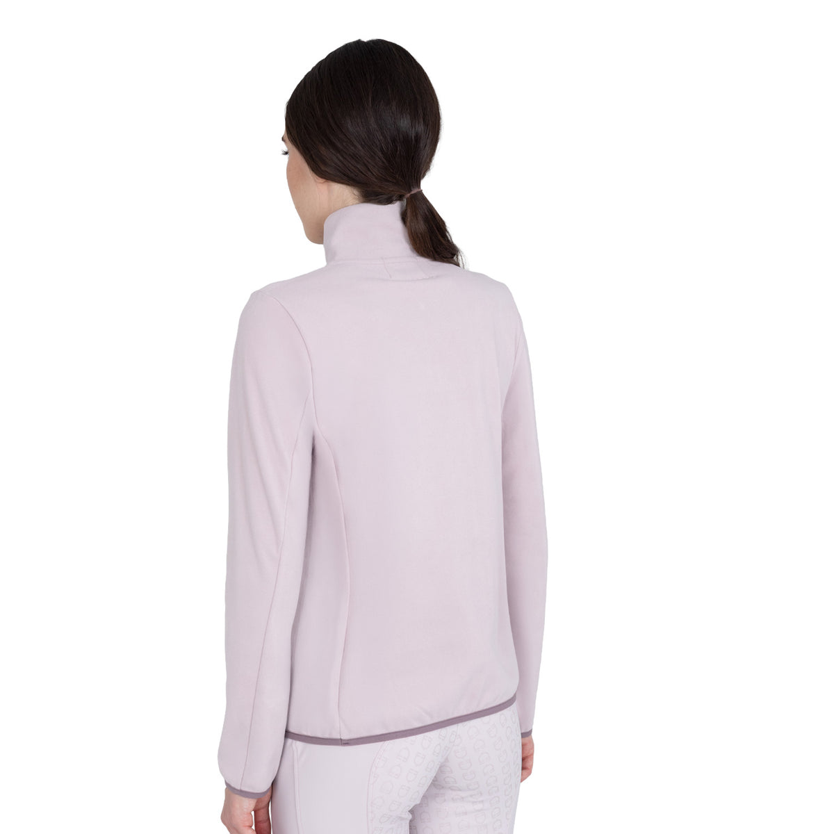 Felpa donna collo alto in pile con zip a 3/4 | Abbigliamento | Felpe | Equestro