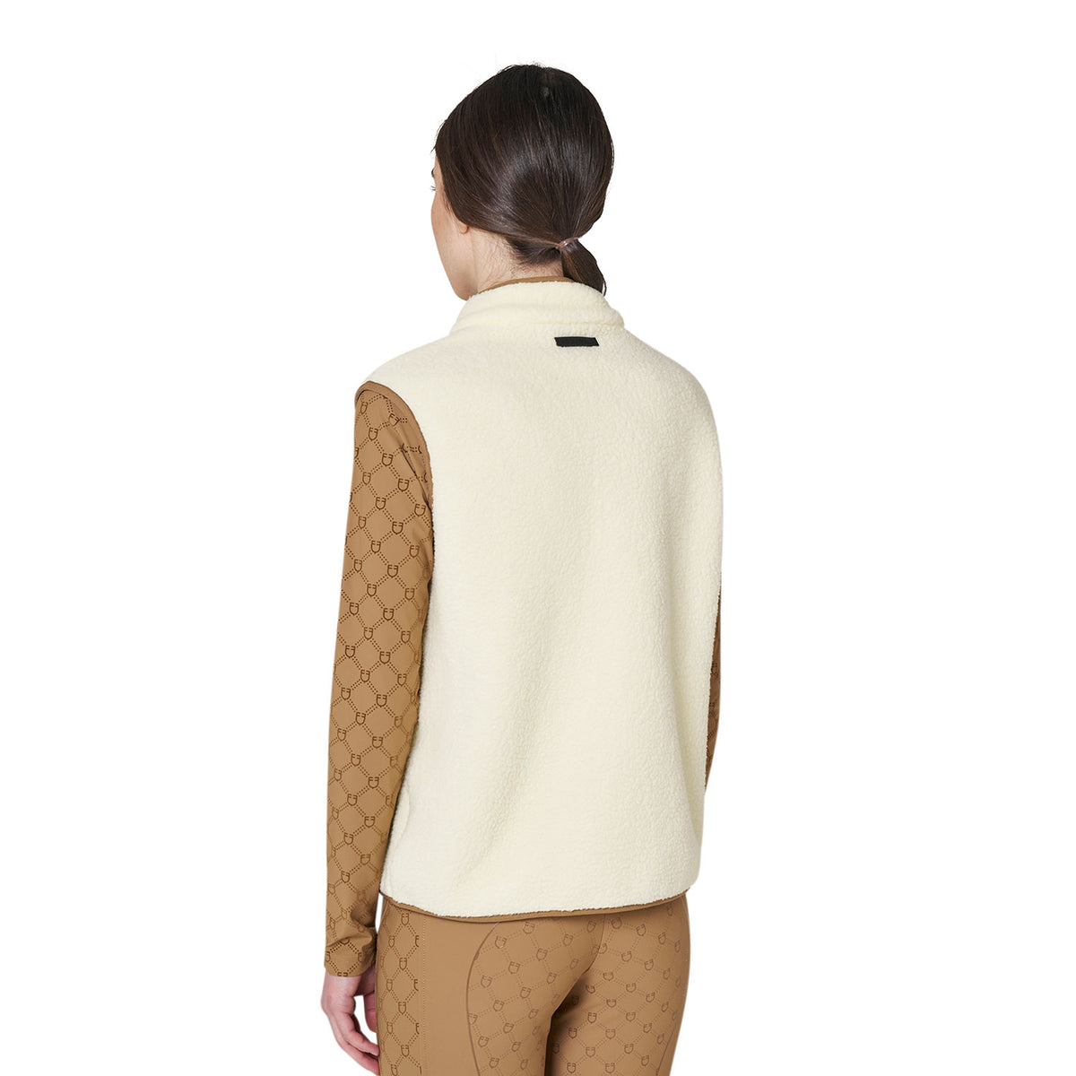 Smanicato donna in pile teddy con tasca frontale | Abbigliamento | Gilet | Equestro