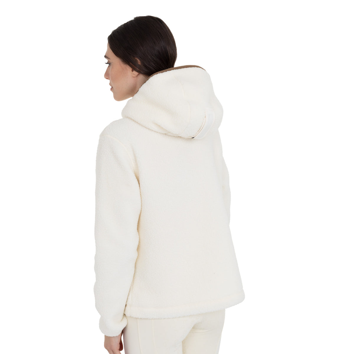 Felpa donna in pile teddy con cappuccio e zip | Abbigliamento | Abbigliamento Tecnico | Equestro
