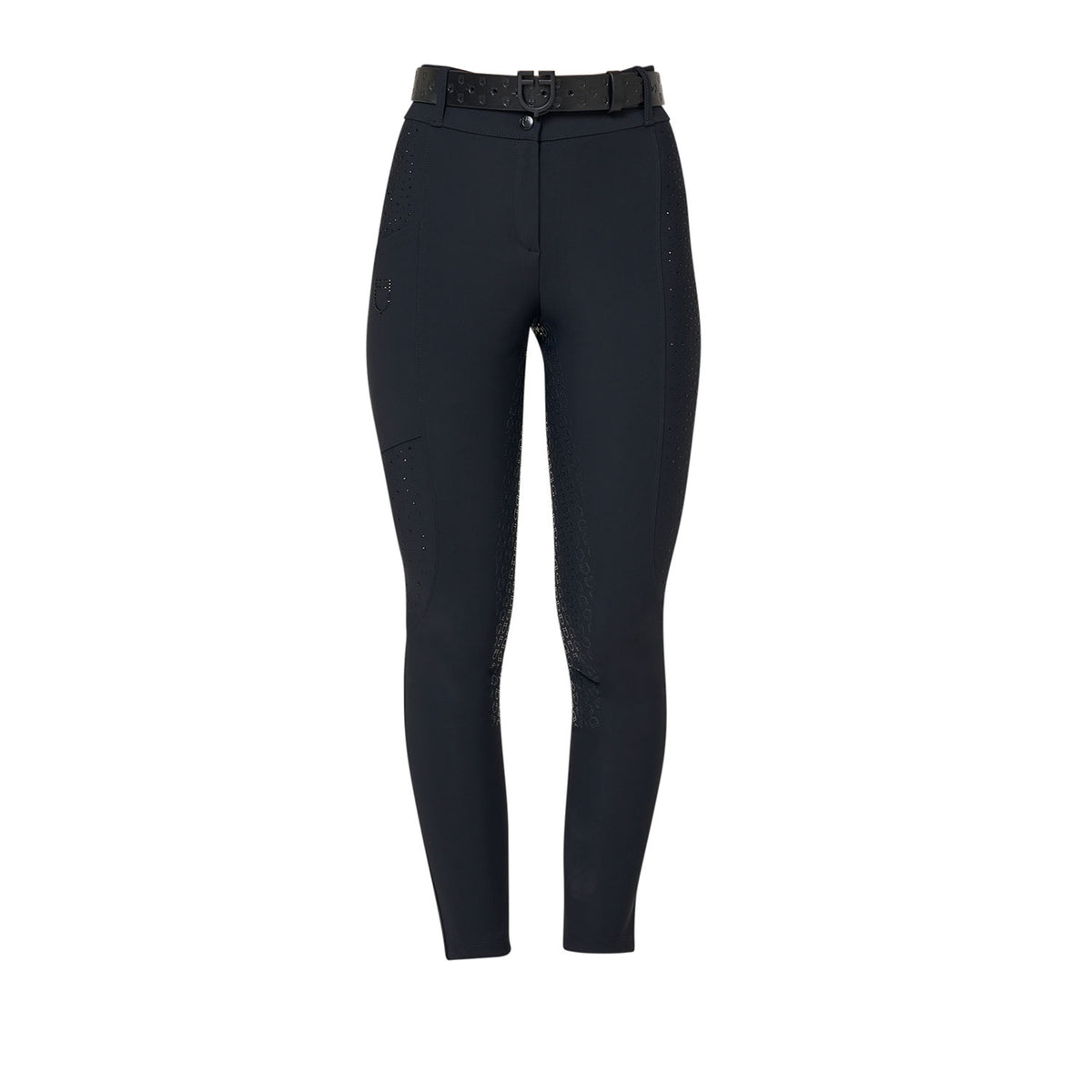 Pantaloni donna vita alta full grip con strass | Abbigliamento | Pantaloni da Equitazione | Equestro