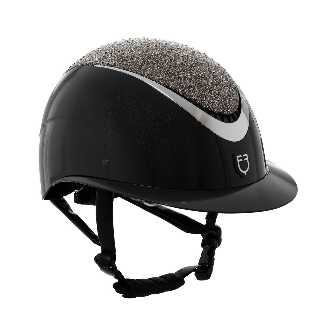 Cap con visiera larga e brillantini omologazione EN 1384-2023 | Protezioni | Caschi e Cappelli Protettivi | Equestro