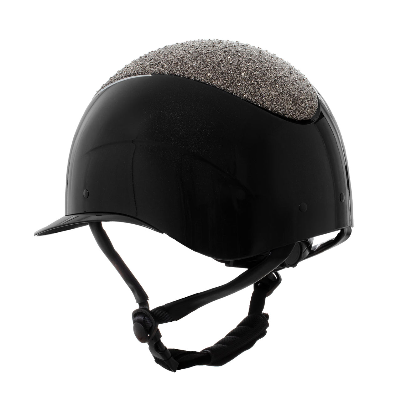 Cap con visiera larga e brillantini omologazione EN 1384-2023 | Protezioni | Caschi e Cappelli Protettivi | Equestro