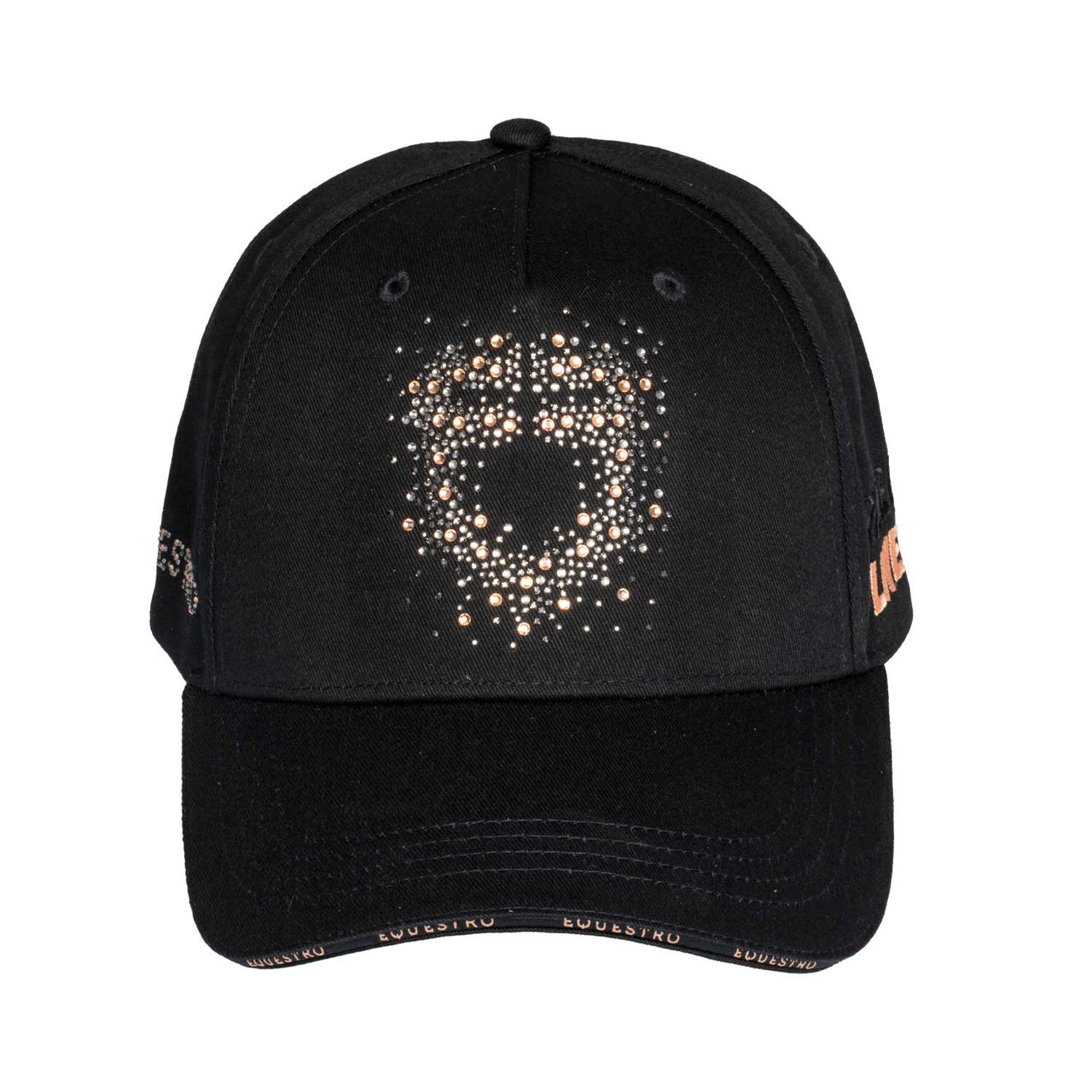 WOMAN BASEBALL CAP WITH RHINESTONE LOGO |  |  | Equestro
