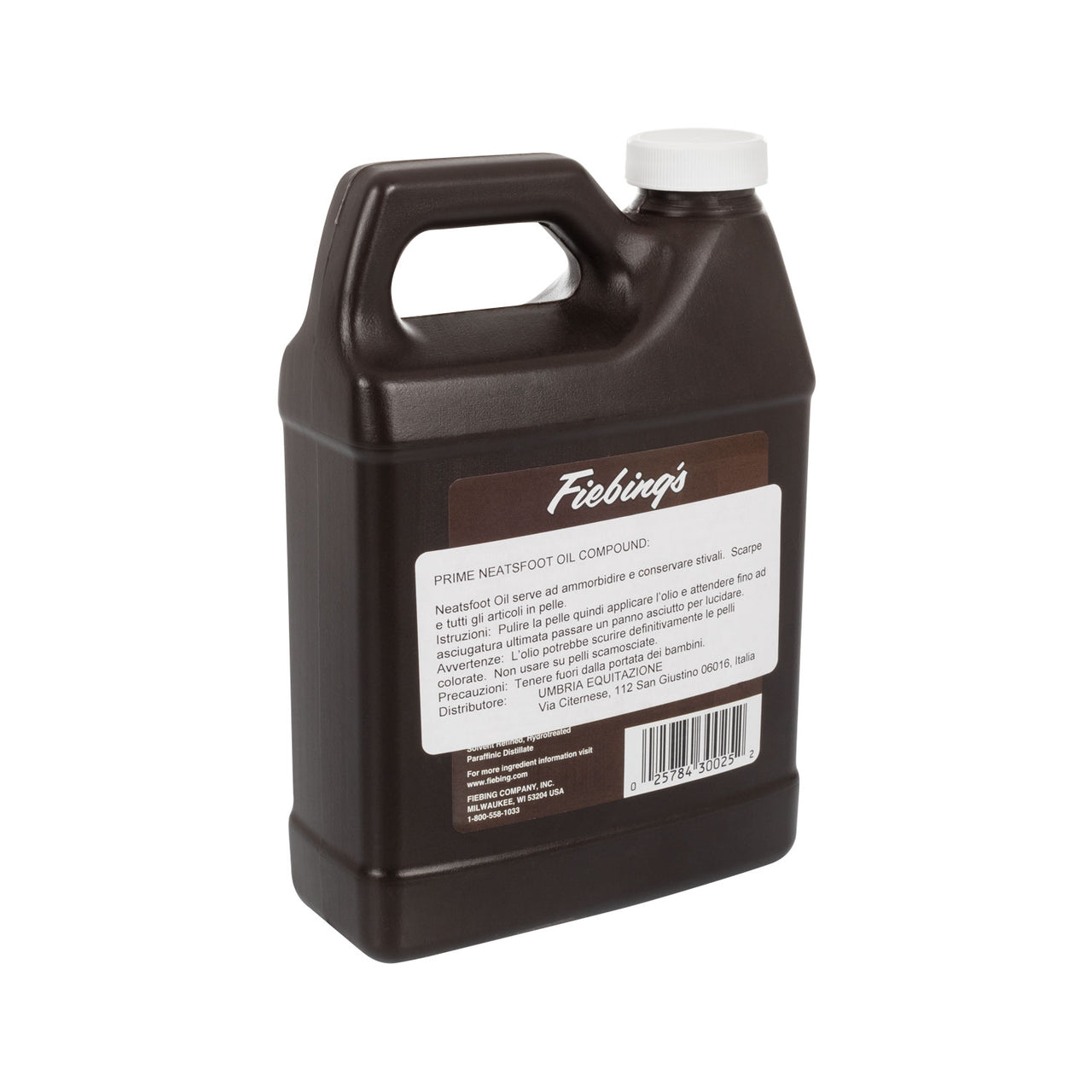 OLIO CUOIO PRIME NEATSFOOT OIL COMPOUND  946 ML | Prodotti manutenzione | Cura dei Materiali | Fiebing's