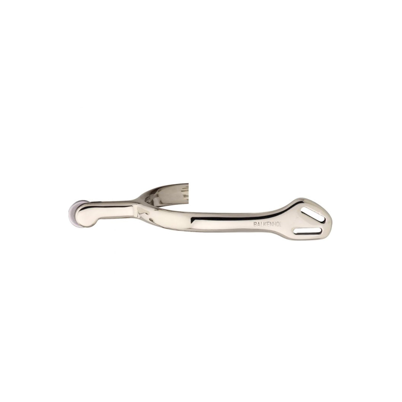 BALKENHOL SPURS FOR LADIES WITH BALKENHOL FASTENING - GERMAN SILVER HIHGLY POLISHED, 40 MM ROUNDED | Accessori | Accessori | Sprenger