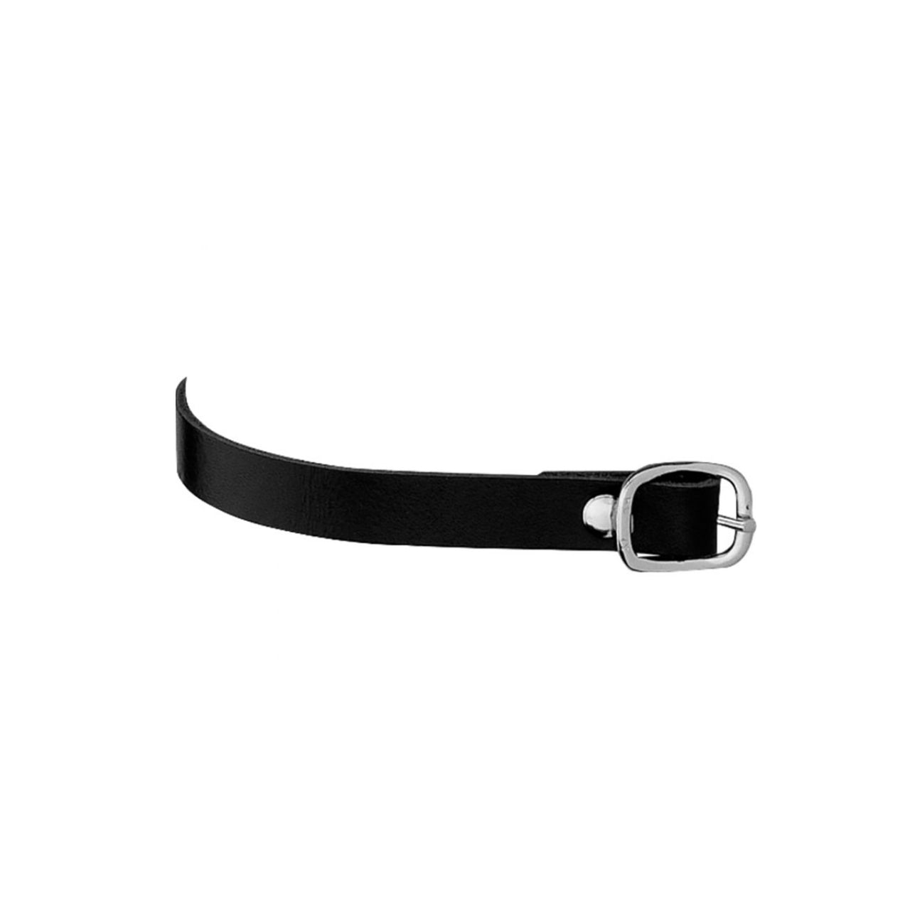 HS SPUR STRAPS LEATHER BLACK  45CM W.BUCKLE STEEL CHR.PL. | Accessori | Accessori | Sprenger