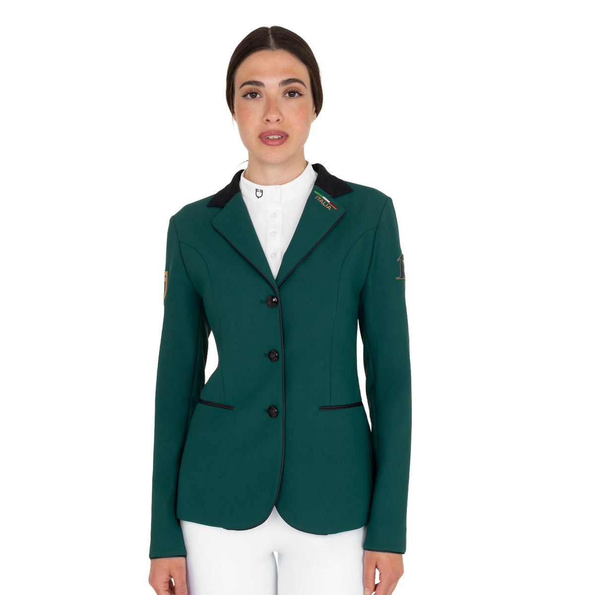 Giacca donna concorso tre bottoni Equestro X FISE 100 | Abbigliamento | Abbigliamento da Competizione | Equestro