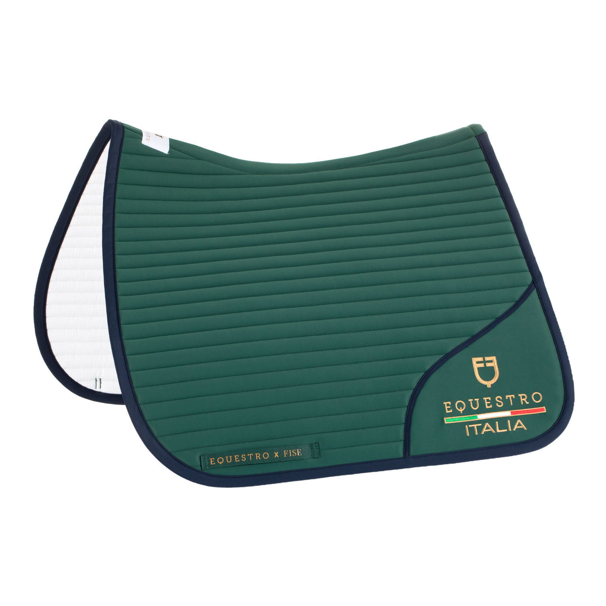 Sottosella dressage con logo ricamato Equestro X FISE 100 | Sottosella e Accessori | Sottosella Dressage | Equestro