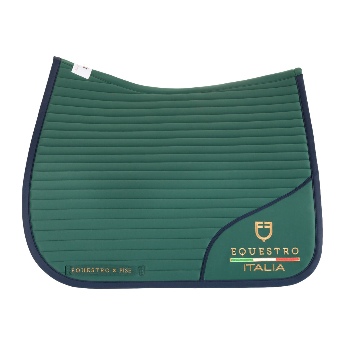 Sottosella dressage con logo ricamato Equestro X FISE 100 | Sottosella e Accessori | Sottosella Dressage | Equestro
