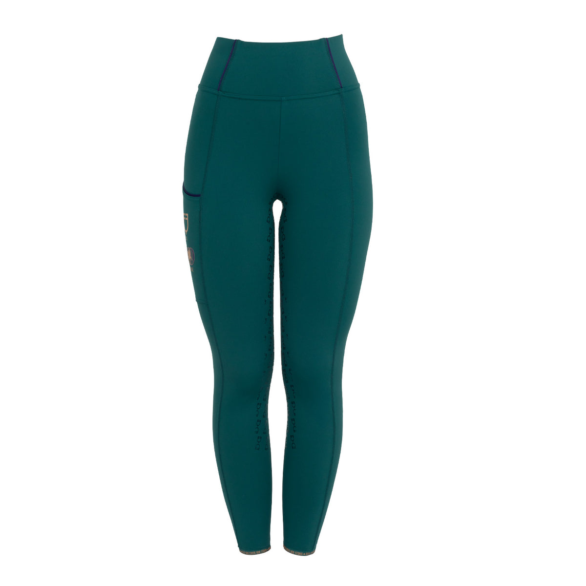Leggings donna slim fit full grip Equestro X FISE 100 | Abbigliamento | Pantaloni da Equitazione | Equestro